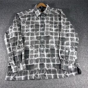 Vintage Marithe Francois Girbaud shirt Mens L All Over Print Y2K Grunge Street